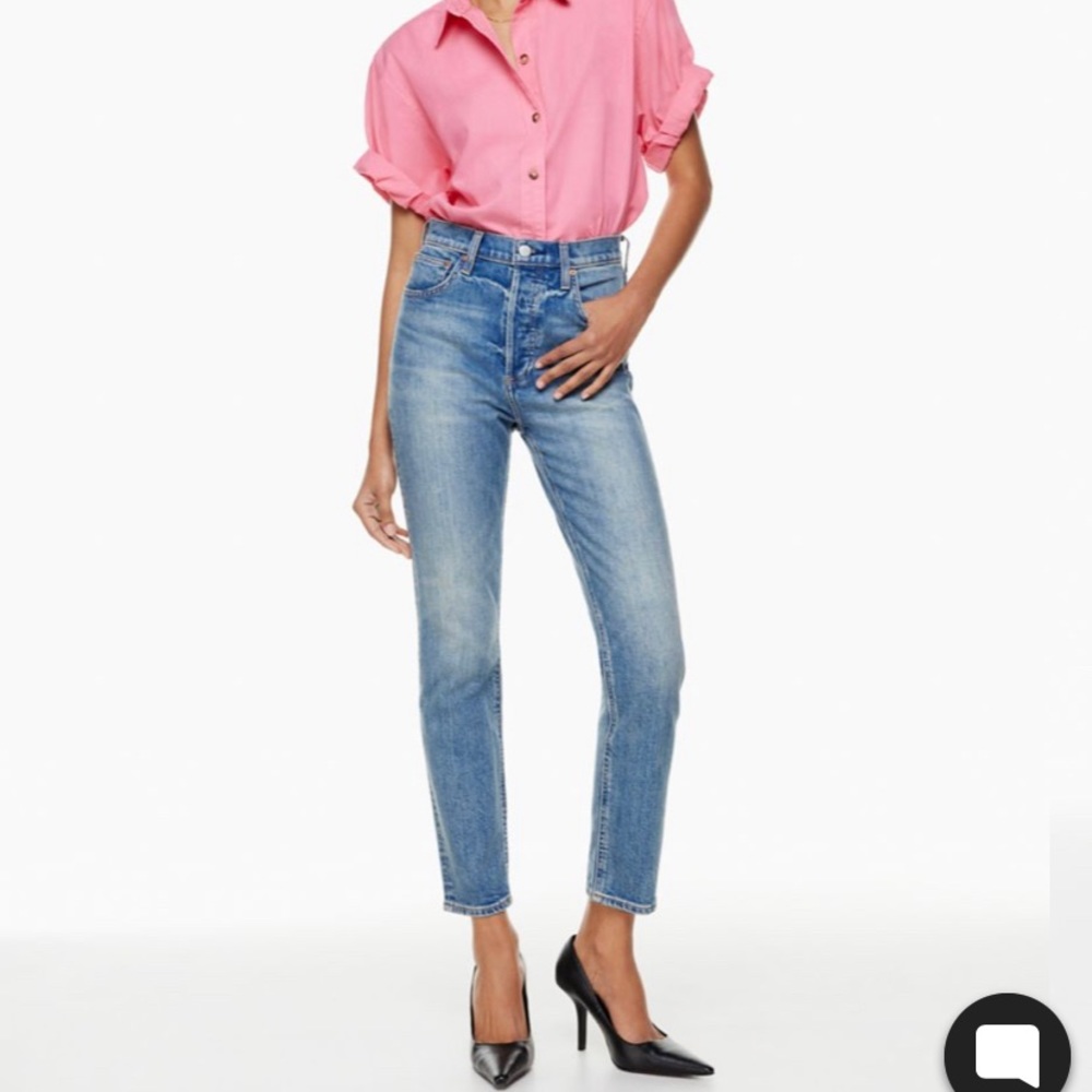 Aritzia Yoko High Rise Slim, Waist size 26, length 28